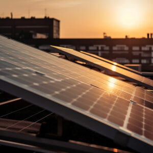 Canalización de instalaciones fotovoltaicas en cubiertas de edificios