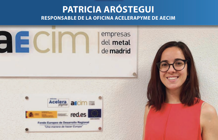 Entrevista a Patricia Aróstegui, responsable de la oficina AceleraPyme de AECIM