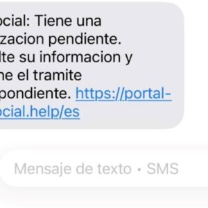 La Seguridad Social avisa de un nuevo fraude: así es el SMS falso con el que la suplantan y tratan de robar datos bancarios